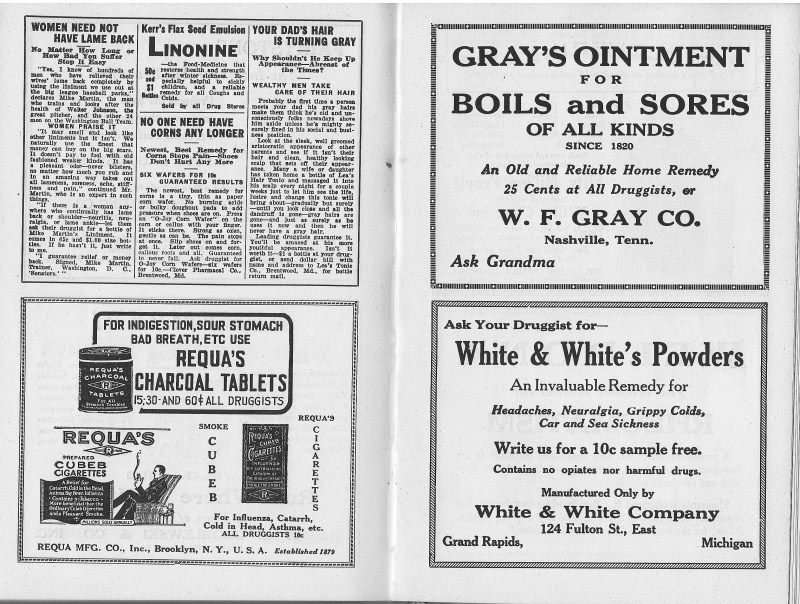 1927 ad page